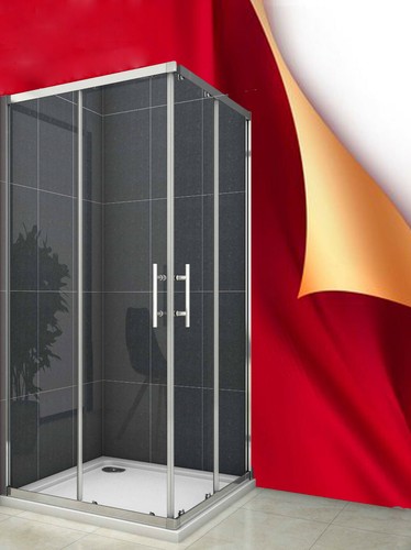 Walkin corner entry shower - corner,