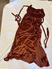 Brown Velvet Long Formal