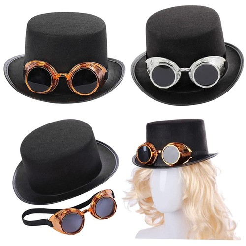 Steampunk men hat with - men,