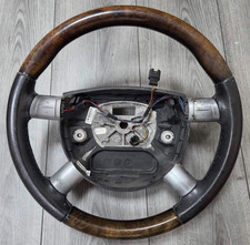 ✅ GENUINE FORD MONDEO MK3 WALNUT WOOD AUTO AUTOMATIC STEERING WHEEL 2001 - 2007
