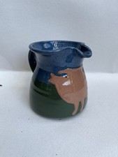 Vintage Art Pottery Pig Jug