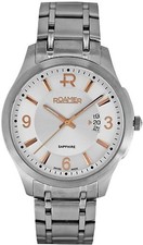 Roamer watch 509972 41 14 50 silver Stainless Steel Men's Watch NEW