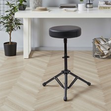 Adjustable Drum Throne Stool Music Piano Stool Cushion Seat Chair Multi-Purpose
