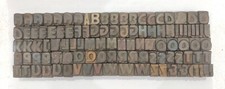Vintage Alphabet Letterpress