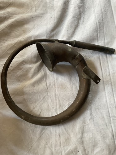 Vintage brass bulb horn motor - bulb,