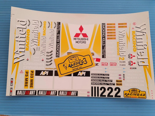 Decal mitsubishi lancer - decal,