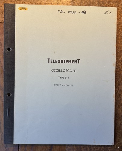 Telequipment s42 oscilloscope - telequipment,