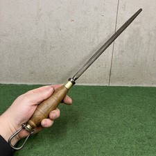 Large Vintage Sharpening Steel, Chef Or Butchers Sharpening Tool,  London 