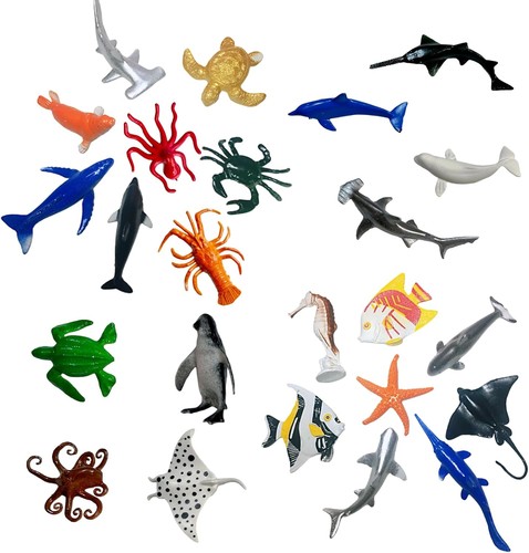24pcs mini sea animal toys - animal, for