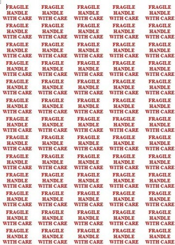 650 fragile handle - -, with