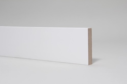 White primed square edge - white,