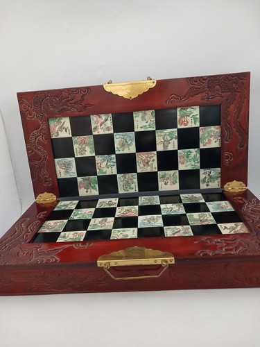 Vintage chinese wooden - chinese, folding