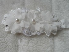 baby/girls hair garland/headband/hairband/bridal/christening/flower/bow pearl