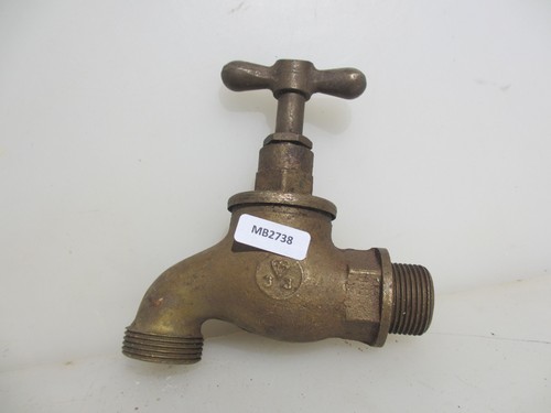 Vintage brass tap garden sink - tap,