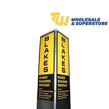 Blakes External Building Profiles Gauged Pair Zinc Plated Builders Profiles