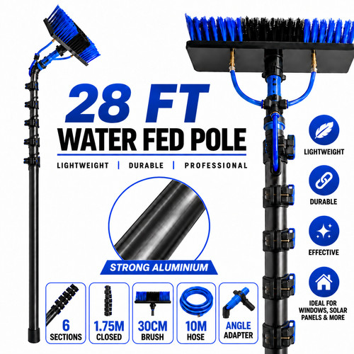 28ft water fed - 28ft, pole