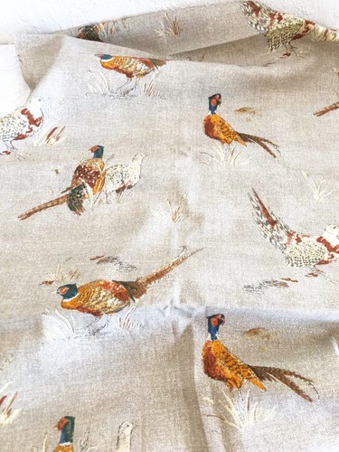 Country pheasant fabric - country,