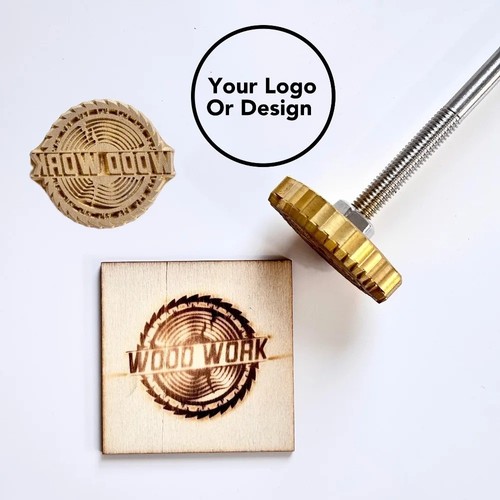 Custom logo branding iron - logo,
