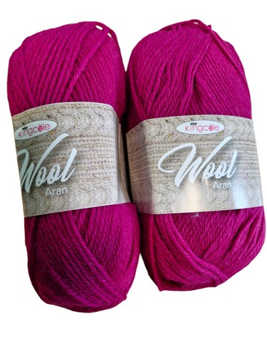 Aran knitting yarn wool bundle - yarn/wool,