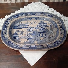 Large Antique Willow Pattern