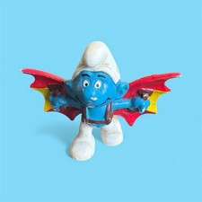 Vintage Hang Glider Smurf 20036 Patch Wing Variant Collectable Figure Toy