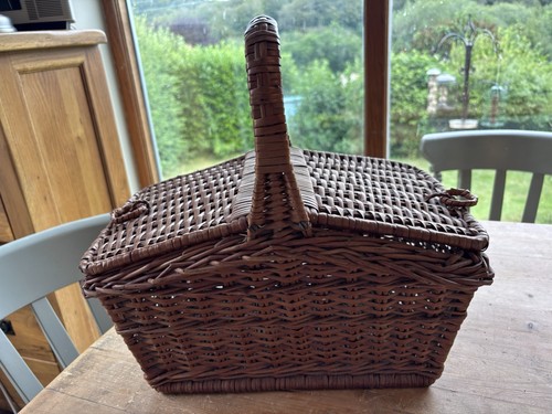 French basket vintage picnic - french,