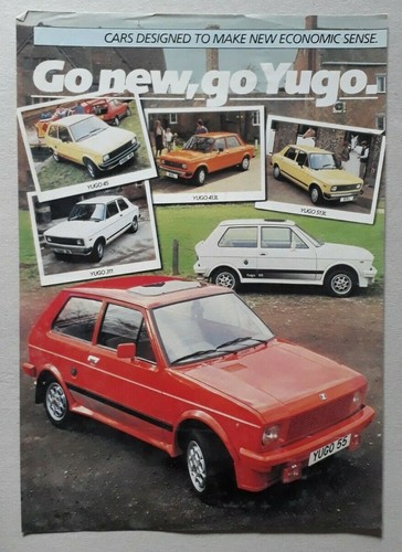 Yugo range leaflet brochure - yugo, /