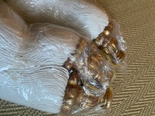 tiebacks wooden cotton gold x