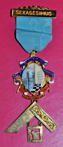 Masonic past master jewel - past,