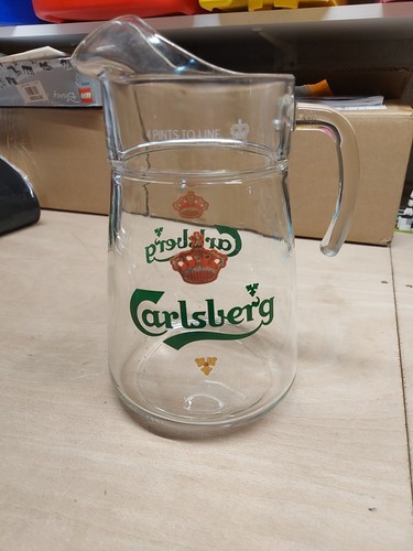 Carlsberg vintage pint glass - 4-pint,