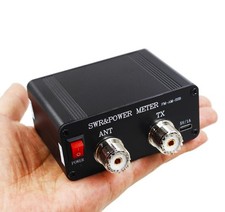 1.8MHz-54MHz CQV-SWR120 120W SWR&Power Standing Wave Meter HD Display FM-AM-SSB