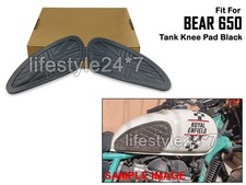 LEATHER TANK KNEE PAD BLACK D6