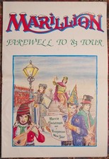 Marillion Farewell to 1983 tour programme/poster