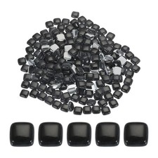 200g Irregular Crystal Glass Mosaic Tiles Glass Mosaic Tiles Black