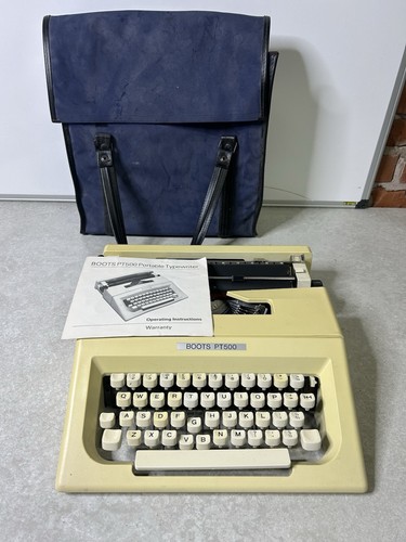 Boots pt500 typewriter 1980s - pt500,