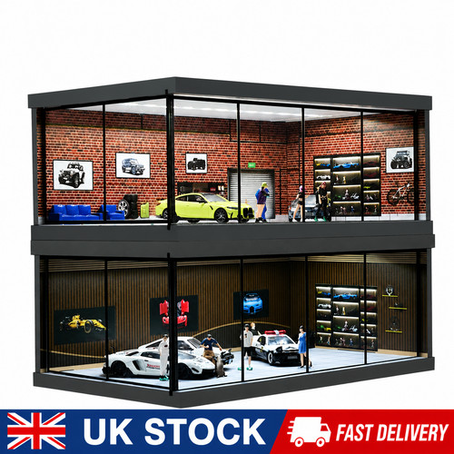 Diorama car garage - diorama, 1/43