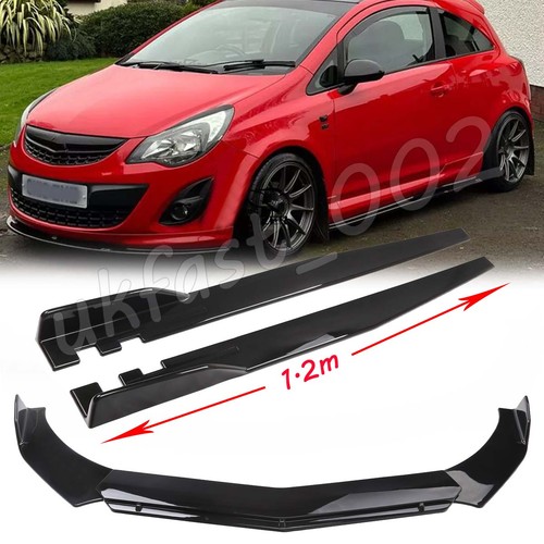 Front bumper lip spoiler - front,