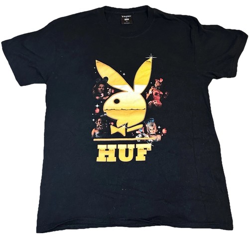 Huf playboy bunny logo black - huf,