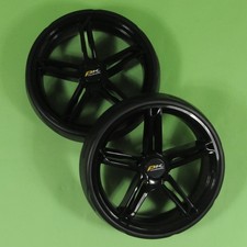 Genuine Powakaddy FX Rear Black Wheels (Pair) Brand New