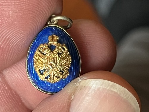 Faberge inspired egg pendant - egg,