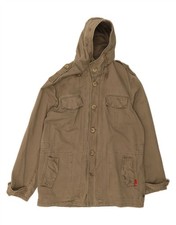 VINTAGE Mens Hooded Military