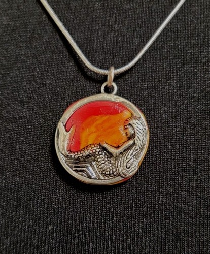 Mermaid unusual pendant - mermaid,
