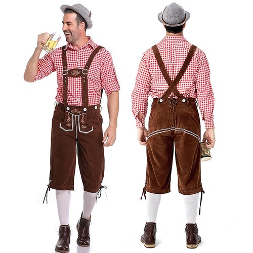 Deluxe mens lederhosen - mens,