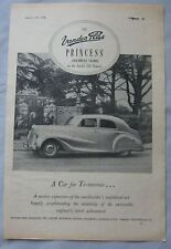 1949 Vanden Plas Princess Original advert No.2