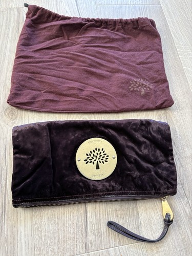 Mulberry daria clutch bag - daria, dark