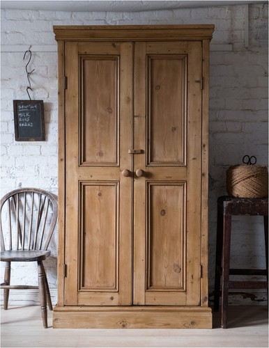 Victorian pine double door - pine,