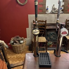 RARE Chrome ‘STAROPRAMEN’ Beer Pump/font/tap mancave pub 