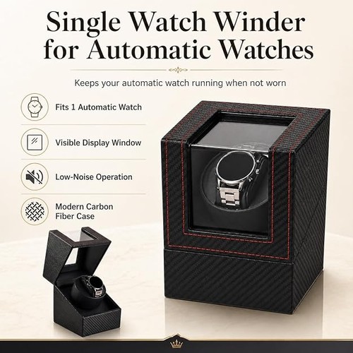Single automatic watch winder - single,