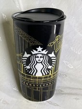 Starbucks 2016 ceramic Travel Mug Tumbler Cup With Lid Pennsylvania- New No Box