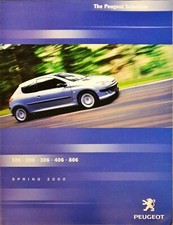 Peugeot Range Brochure 2000.